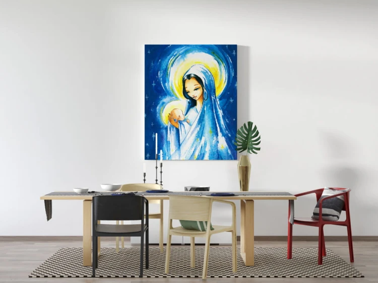 Obraz na płótnie canvas, Matka Boska z Dzieciątkiem-Art Christiana wiz.jpg