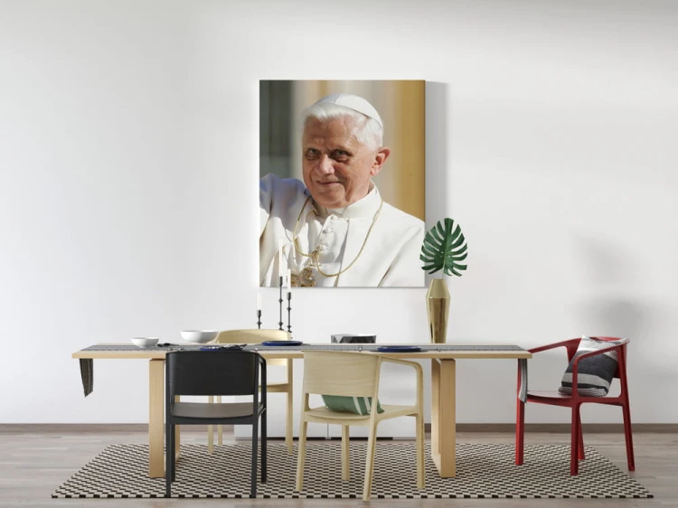 Obraz na płótnie Papież Benedykt XVI-Art Christiana wiz.jpg