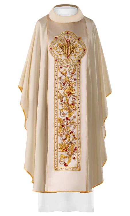 Ornat bogato haftowany z symbolem IHS.jpg
