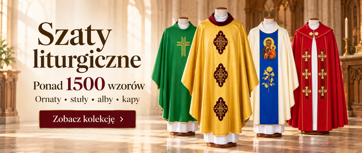 Szaty liturgiczne – ponad 1500 wzorów ornatów, stuł, alb i kap.