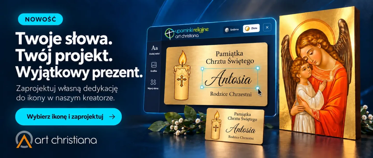 Nowość: zaprojektuj własną dedykację do ikony w kreatorze online