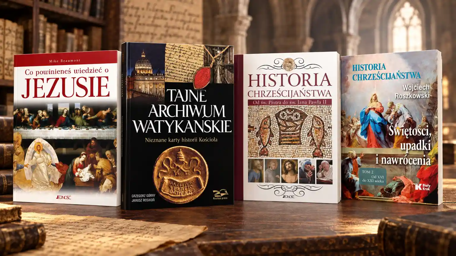 Książki o historii Kościoła i chrześcijaństwa – Watykan, Biblia i Jezus