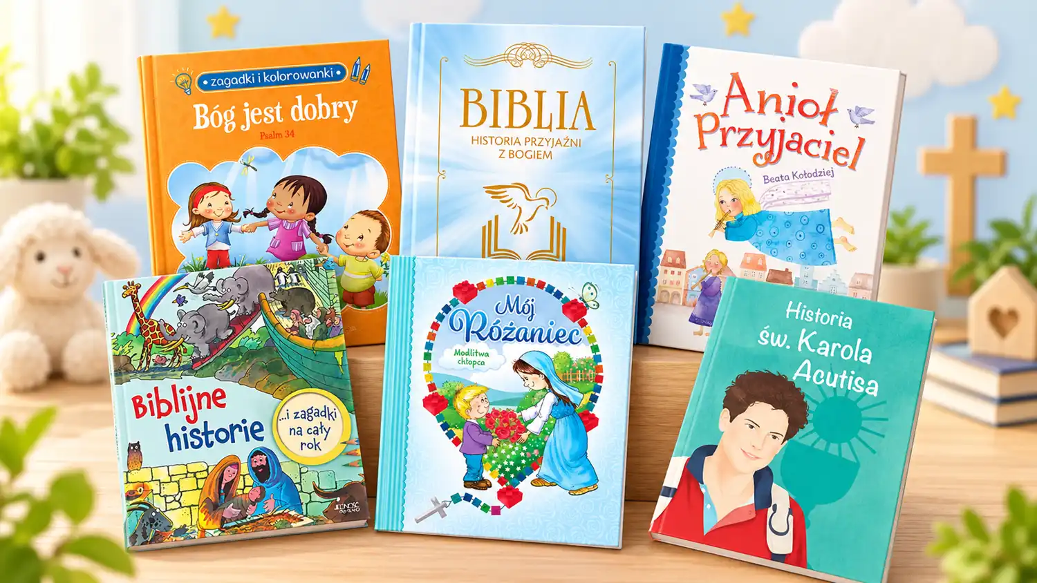 Książki religijne dla dzieci i młodzieży – Biblie, święci, modlitwa i sakramenty