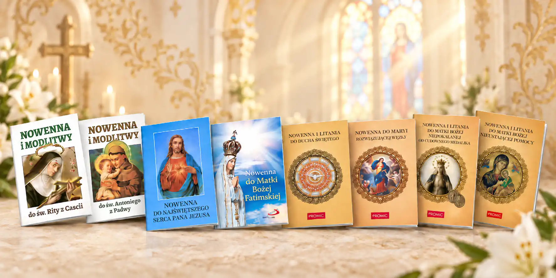 Nowenny i litanie w książeczkach – maryjne, do Jezusa i świętych