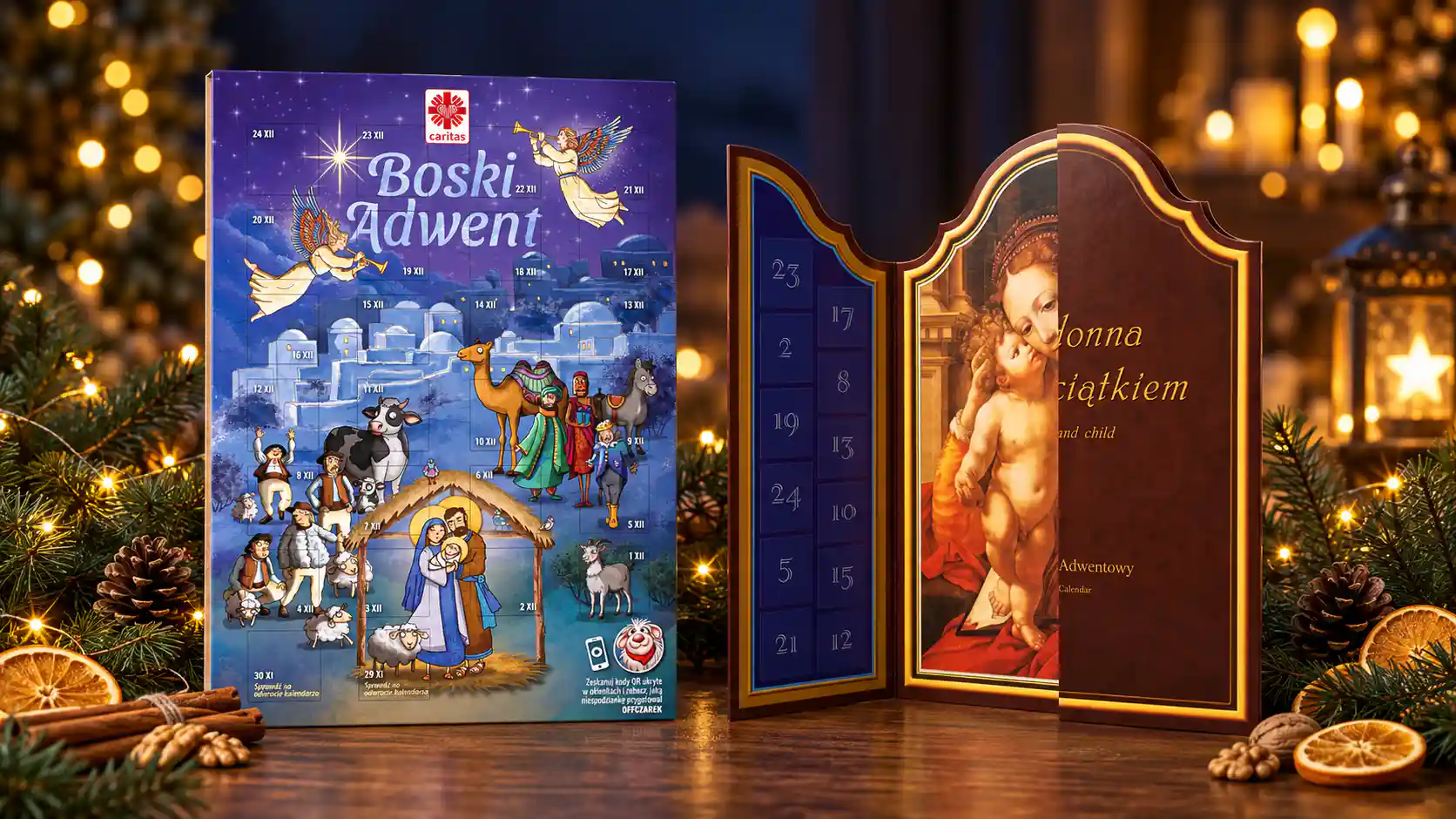 Religijny kalendarz adwentowy