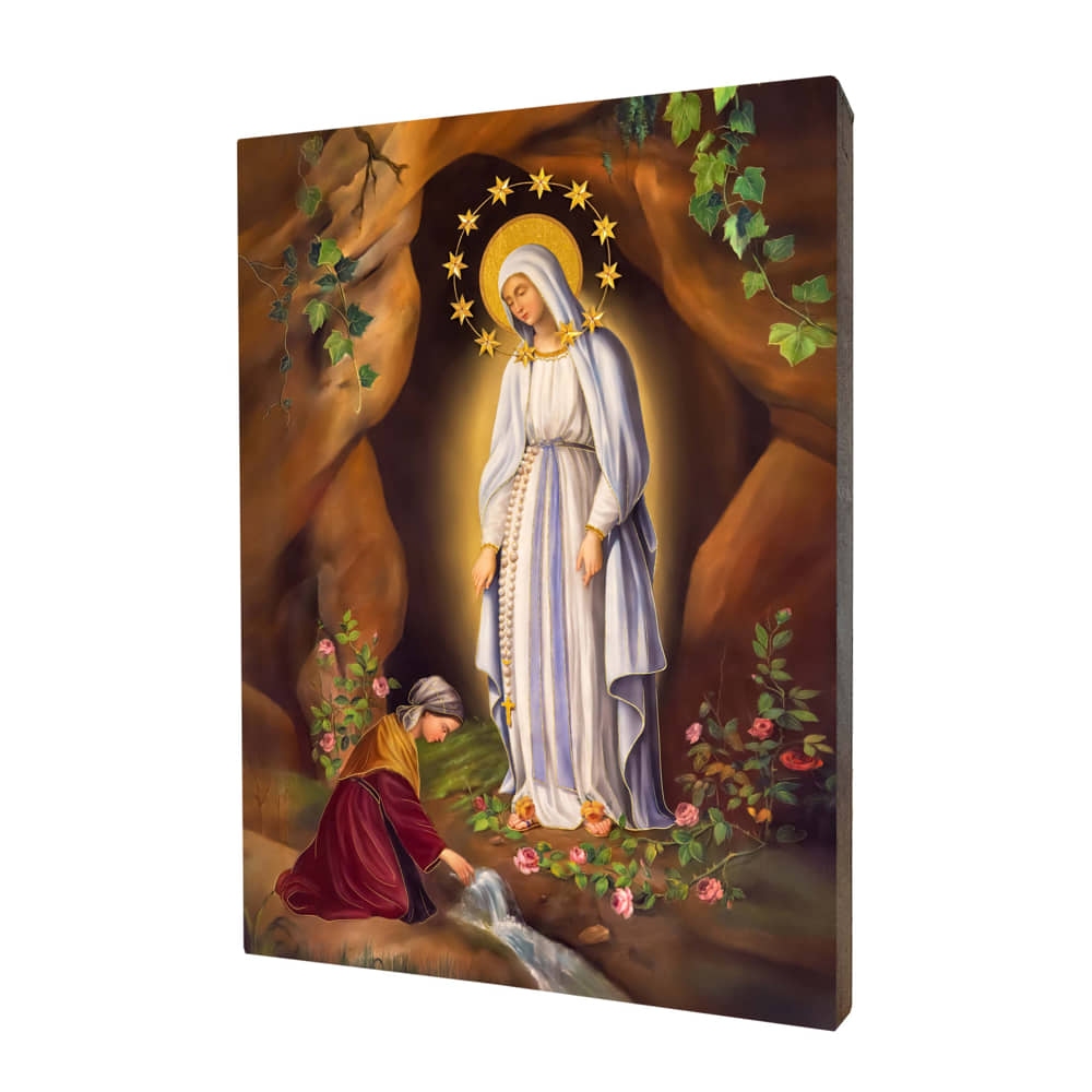 Ikona religijna Matka Boża z Lourdes