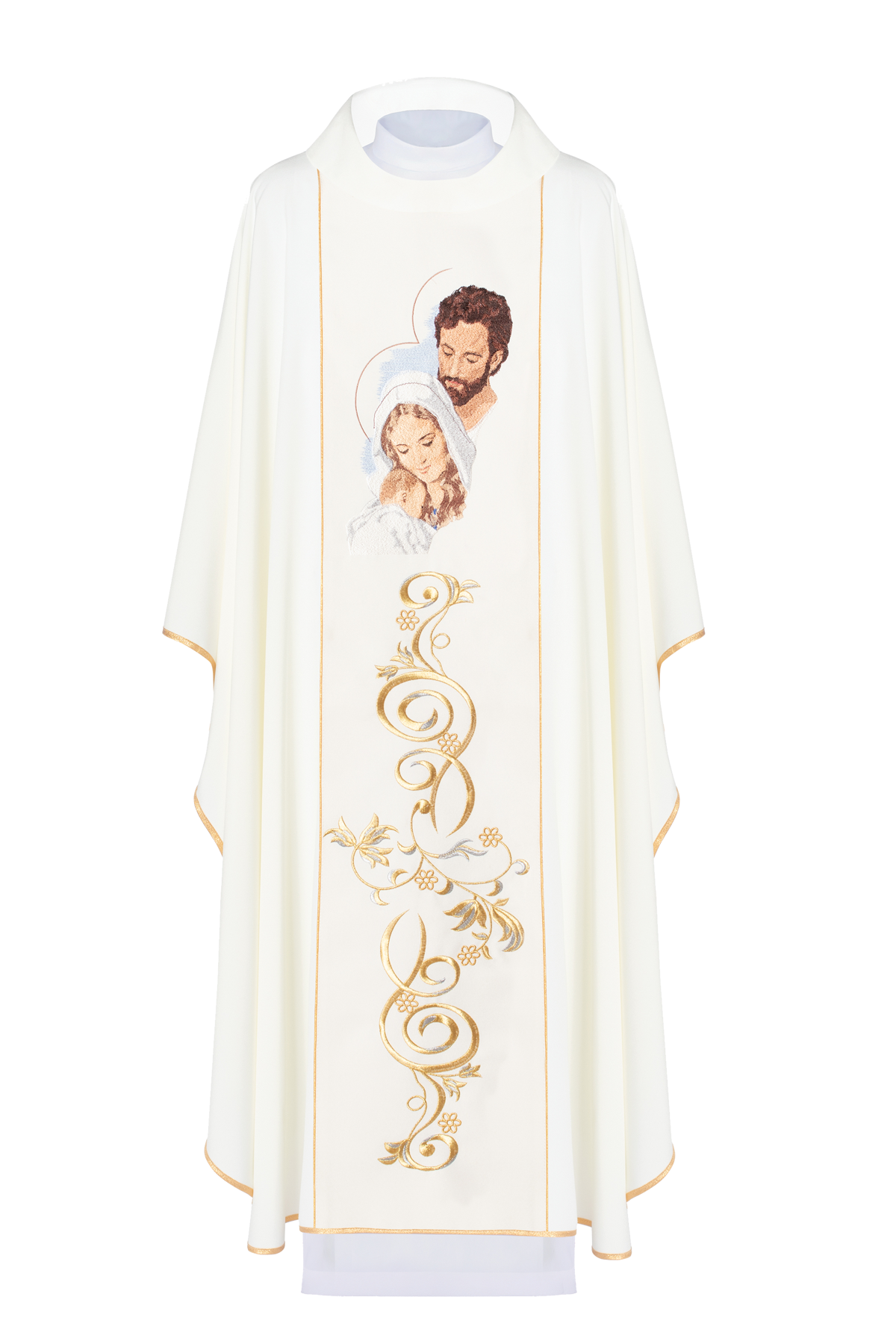 Ornat haftowany z wizerunkiem Świętej Rodziny