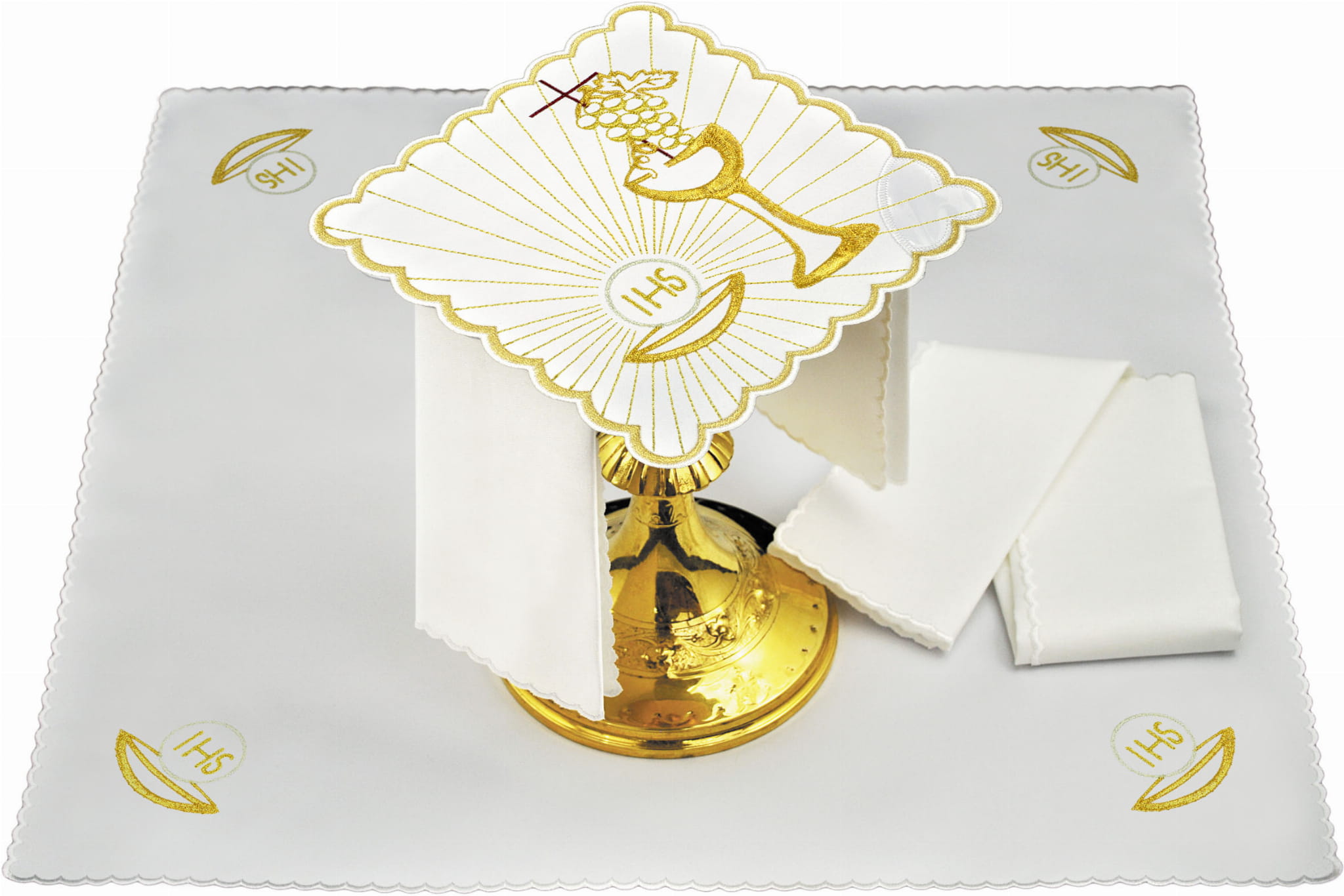 Komplet bielizny kielichowej - Hostia i Kielich