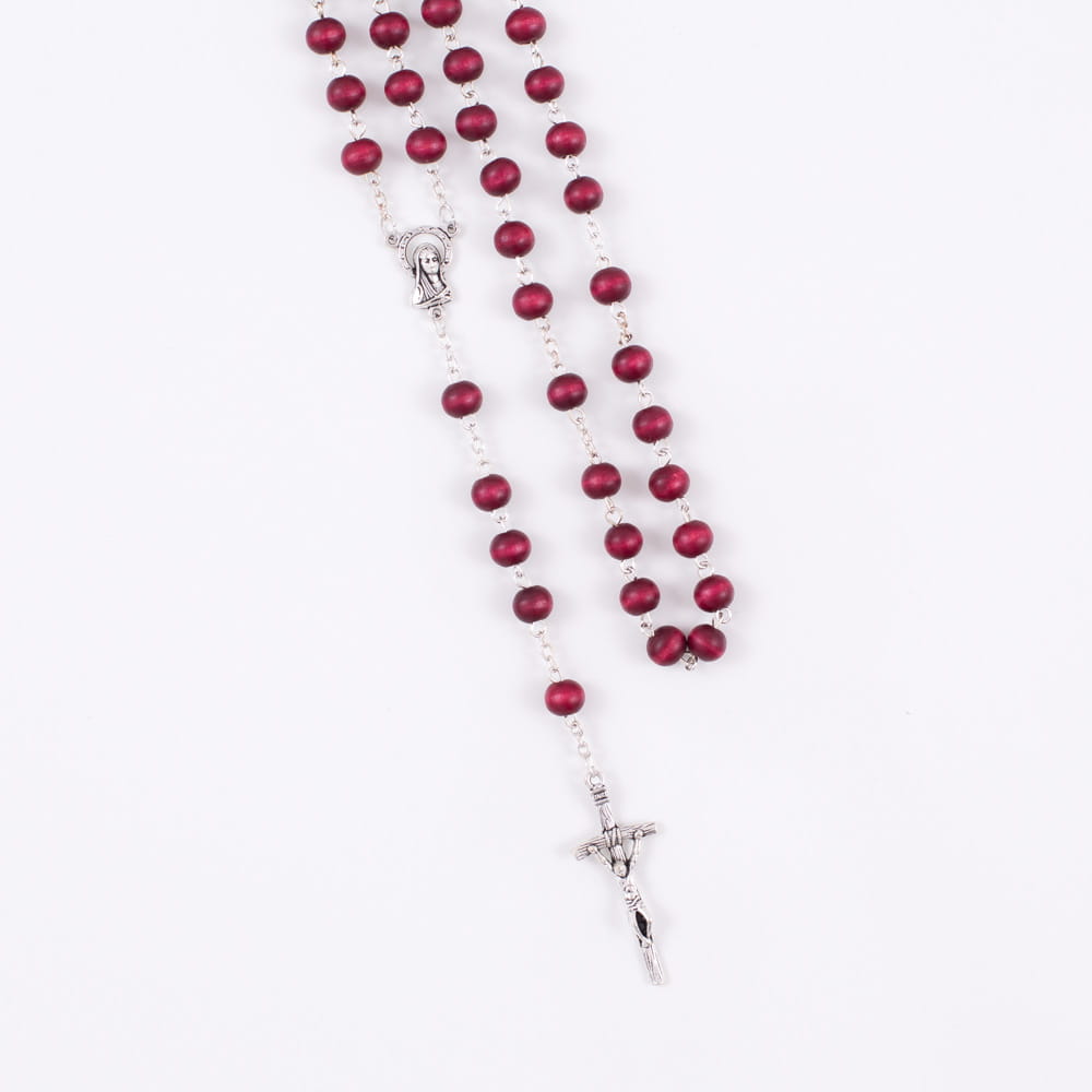 Różaniec drewniany pachnący