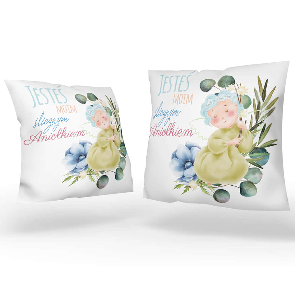 Baby pillow, angel