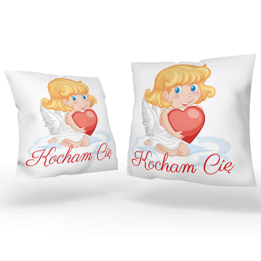 Baby pillow, angel for baby girl