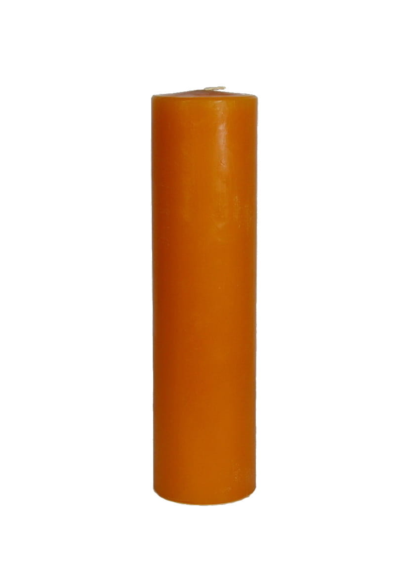 Średnia świeca ołtarzowa woskowa, 32cm.