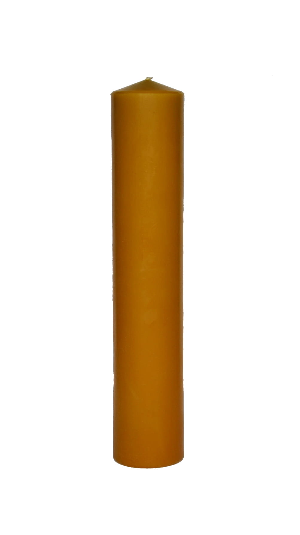 Niska świeca ołtarzowa woskowa, 33 cm.