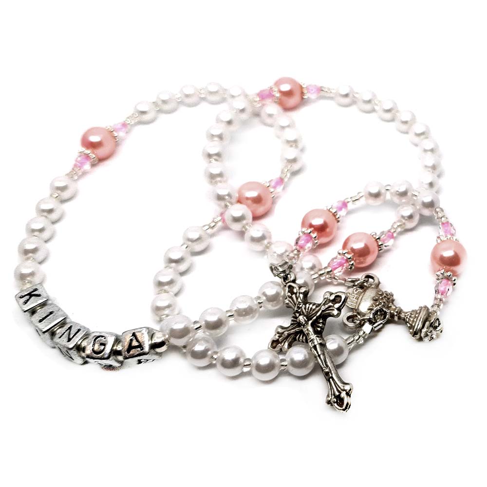 Rosary for a girl with a name.