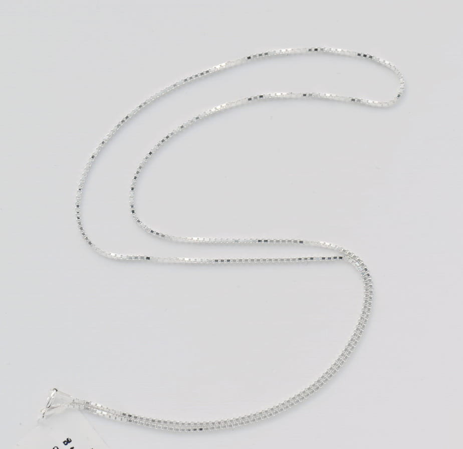 Silver Cube Chain.