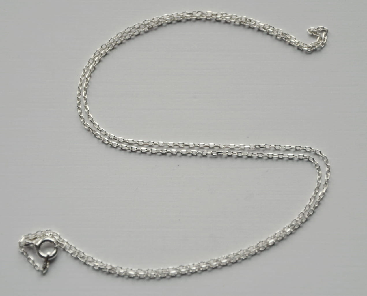 Long Silver Anchor Chain.