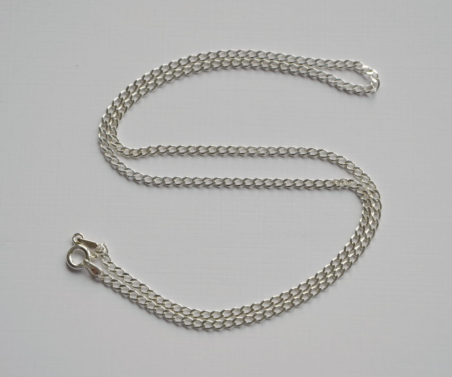 Long silver Armor Chain.