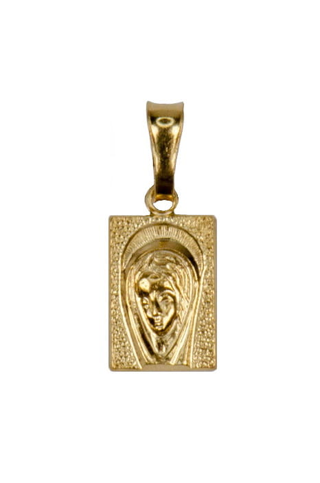 Gold Plated Virgin Mary pendant.