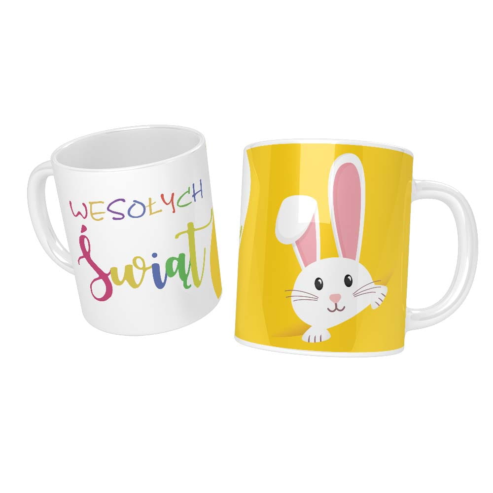 Easter mug with hare