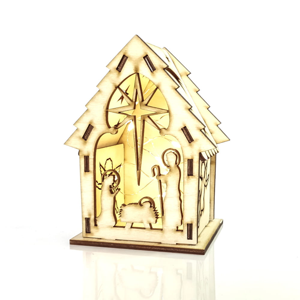 Lampion szopka na roraty.