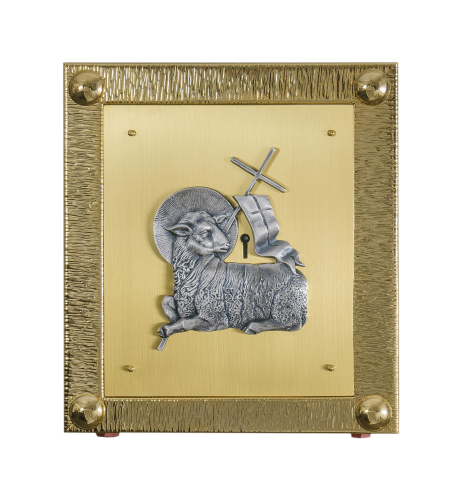Tabernacle with Easter lamb
