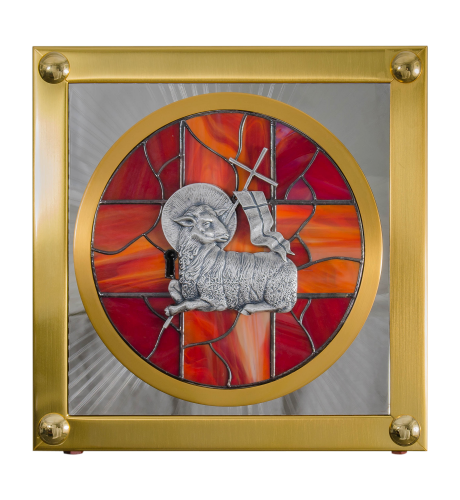 Tabernacle with Easter lamb