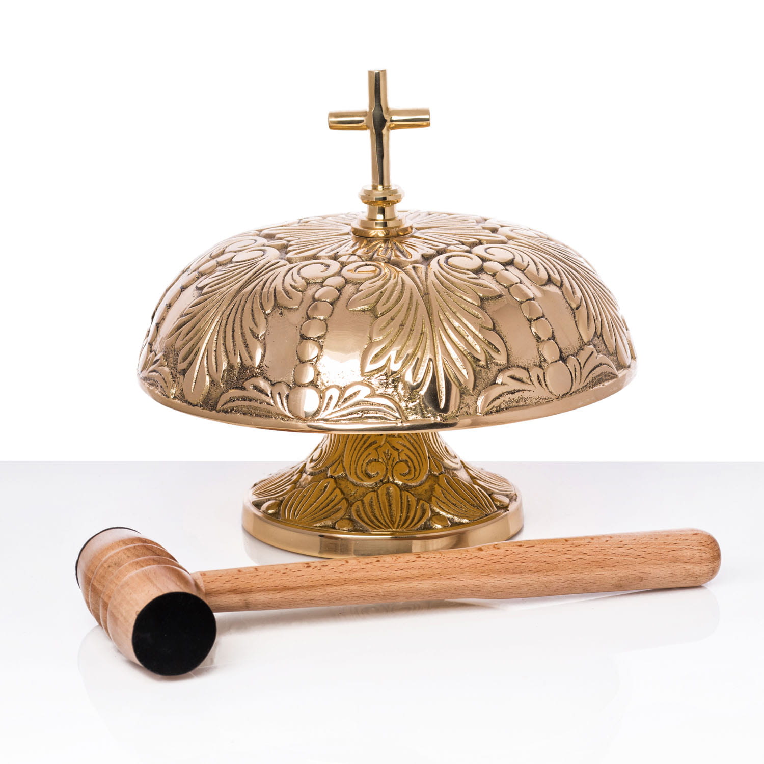 Mosiężny gong mszalny