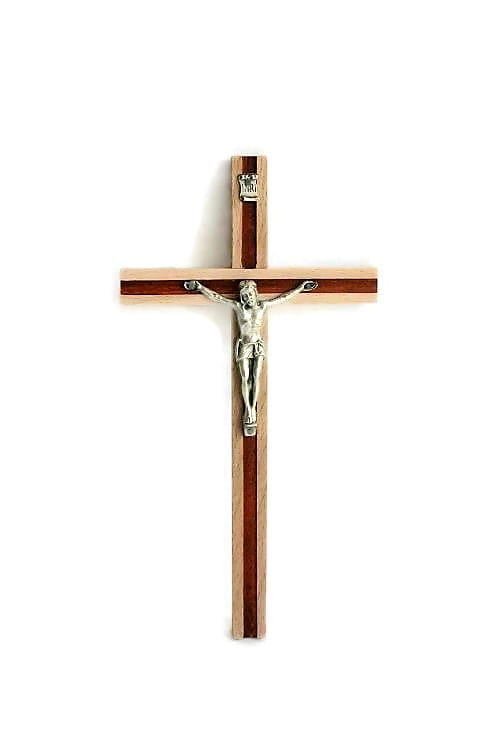 Wooden double cross, 21 cm