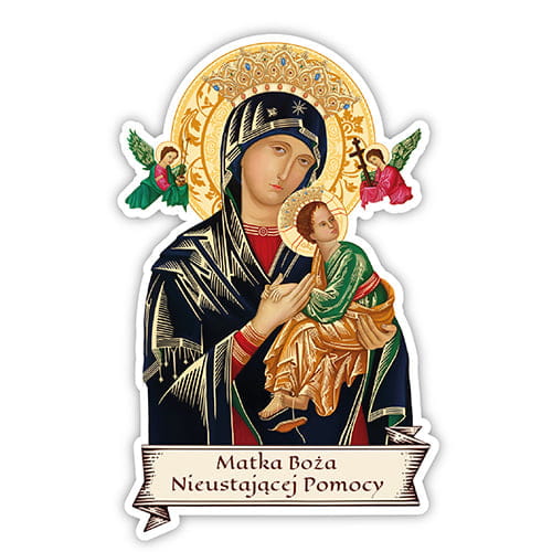 Religious sticker Our Lady of Perpetual Help