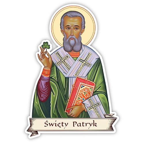 St. Patrick Sticker - Faith Meets Irish Culture