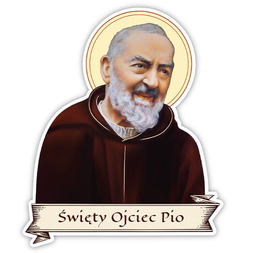 St. Padre Pio Sticker - Bring Heaven Home