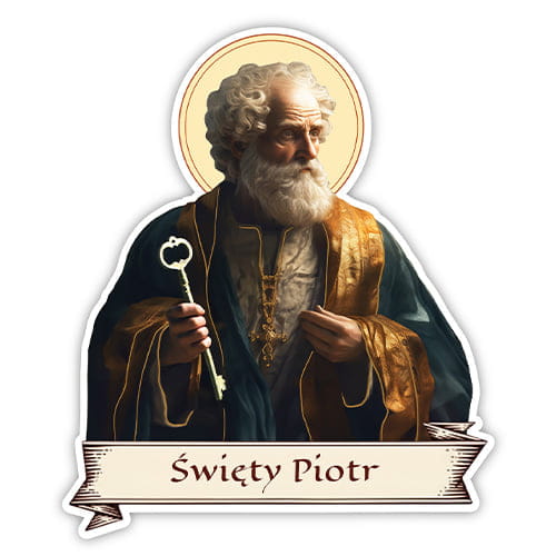 St. Peter Sticker - Unlock the Kingdom of Heaven in Your Home