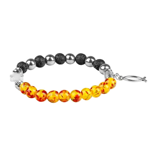 Bracelet Ten of the Rosary - Ambra Collection