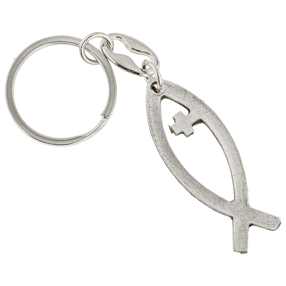 Unique Ichthys Fish Keychain: A Symbol of Faith and Elegance