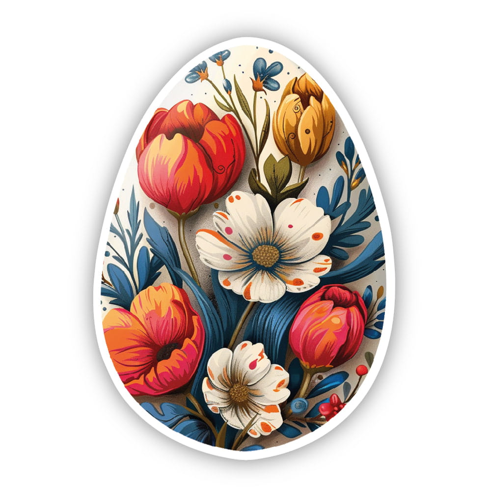 Pisanka - naklejka wielkanocna