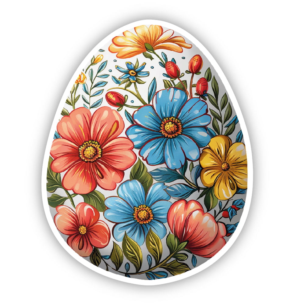 Pisanka - naklejka wielkanocna