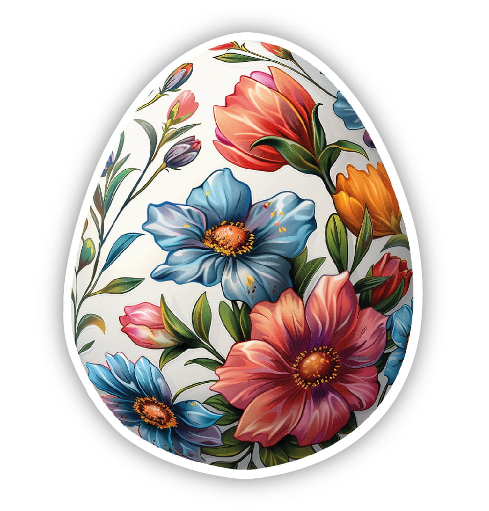 Pisanka - naklejka wielkanocna