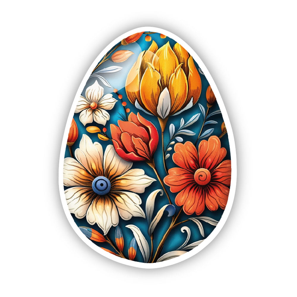 Pisanka - naklejka wielkanocna