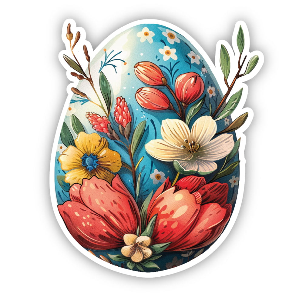 Pisanka - naklejka wielkanocna