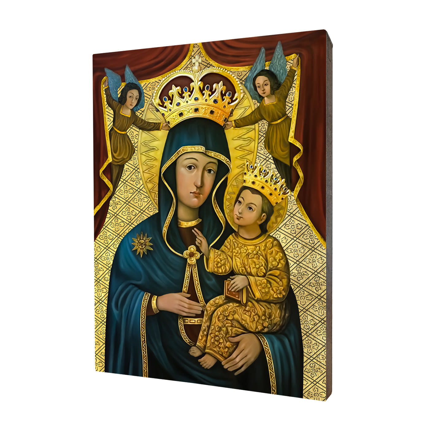 ikona zlocona Matka Boska Makowska Art Christiana.jpg