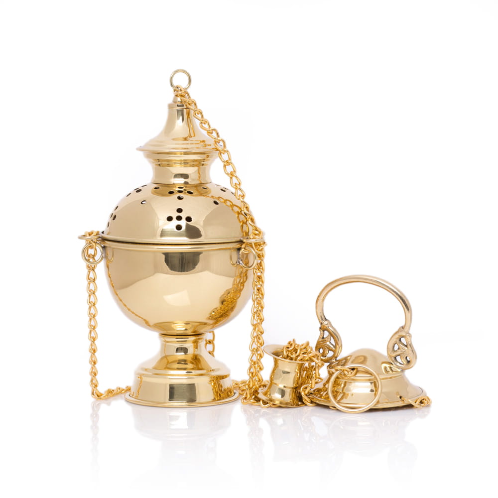 Brass Liturgical Censer – Elegance and Functionality