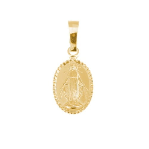 Miraculous Medal – Gold-Plated 925 Sterling Silver