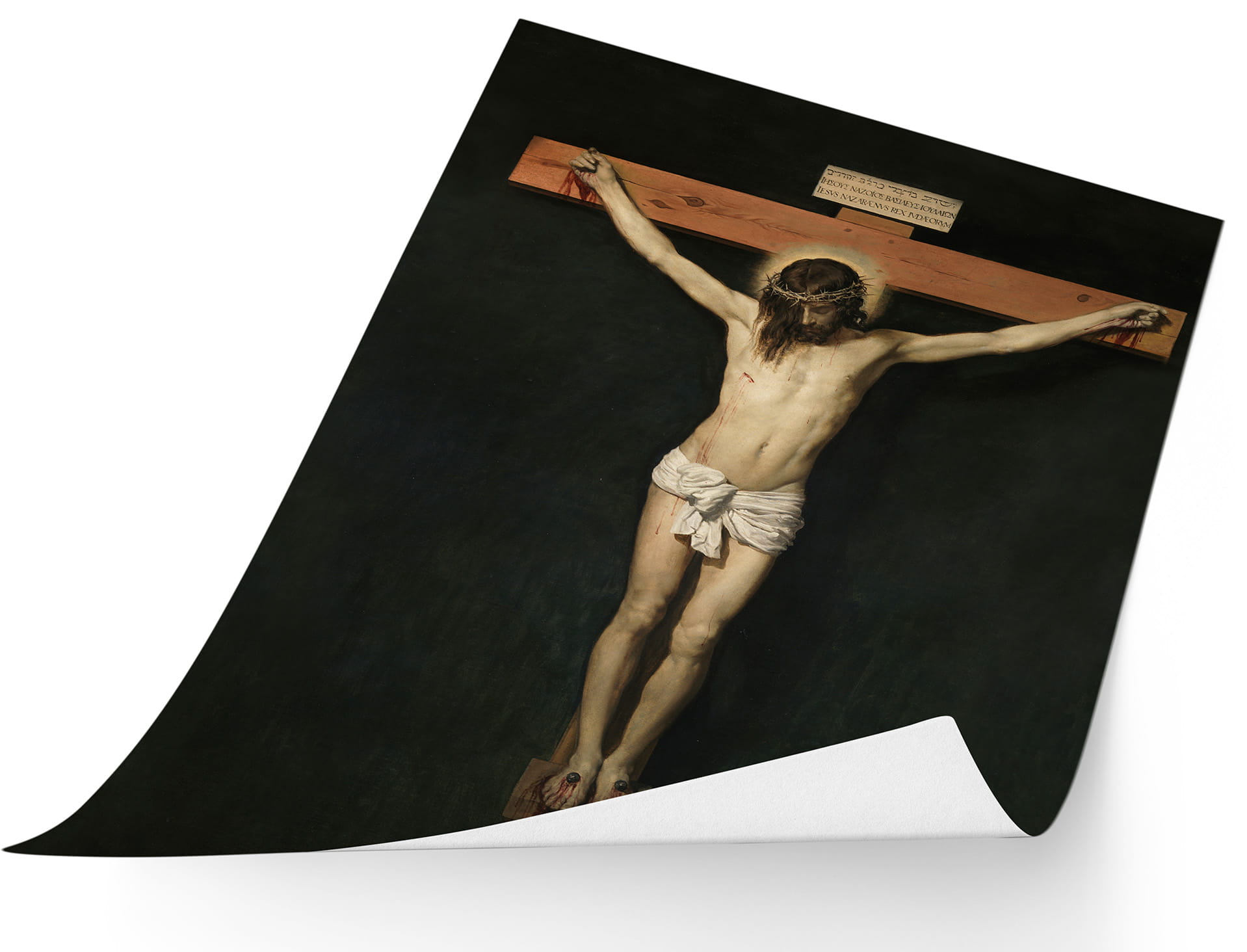 Chrystus na krzyżu – plakat religijny (Velázquez)