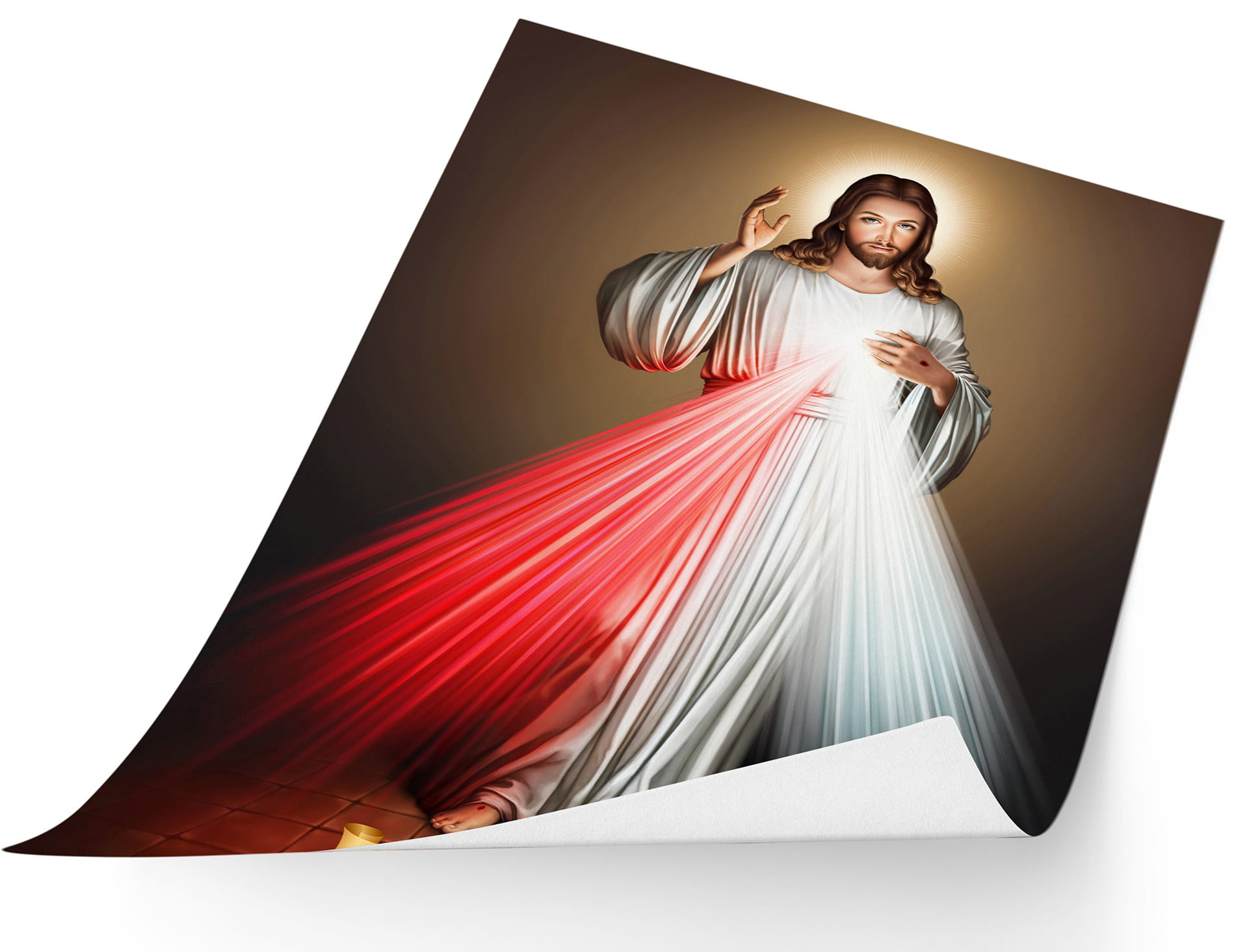 Jezus Miłosierny – Jezu, ufam Tobie – plakat religijny