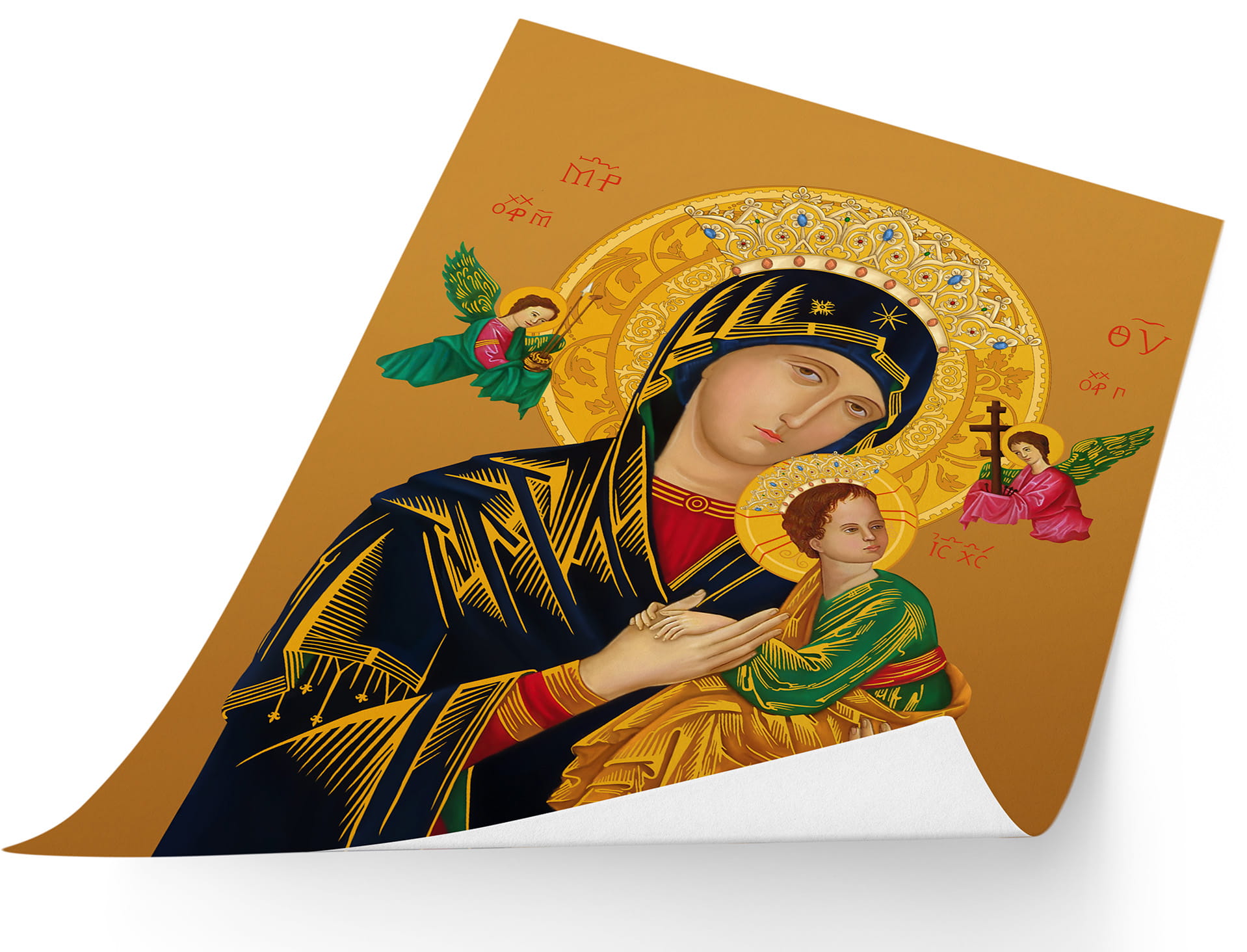 Unsere Liebe Frau von der immerwährenden Hilfe – religiöses Poster