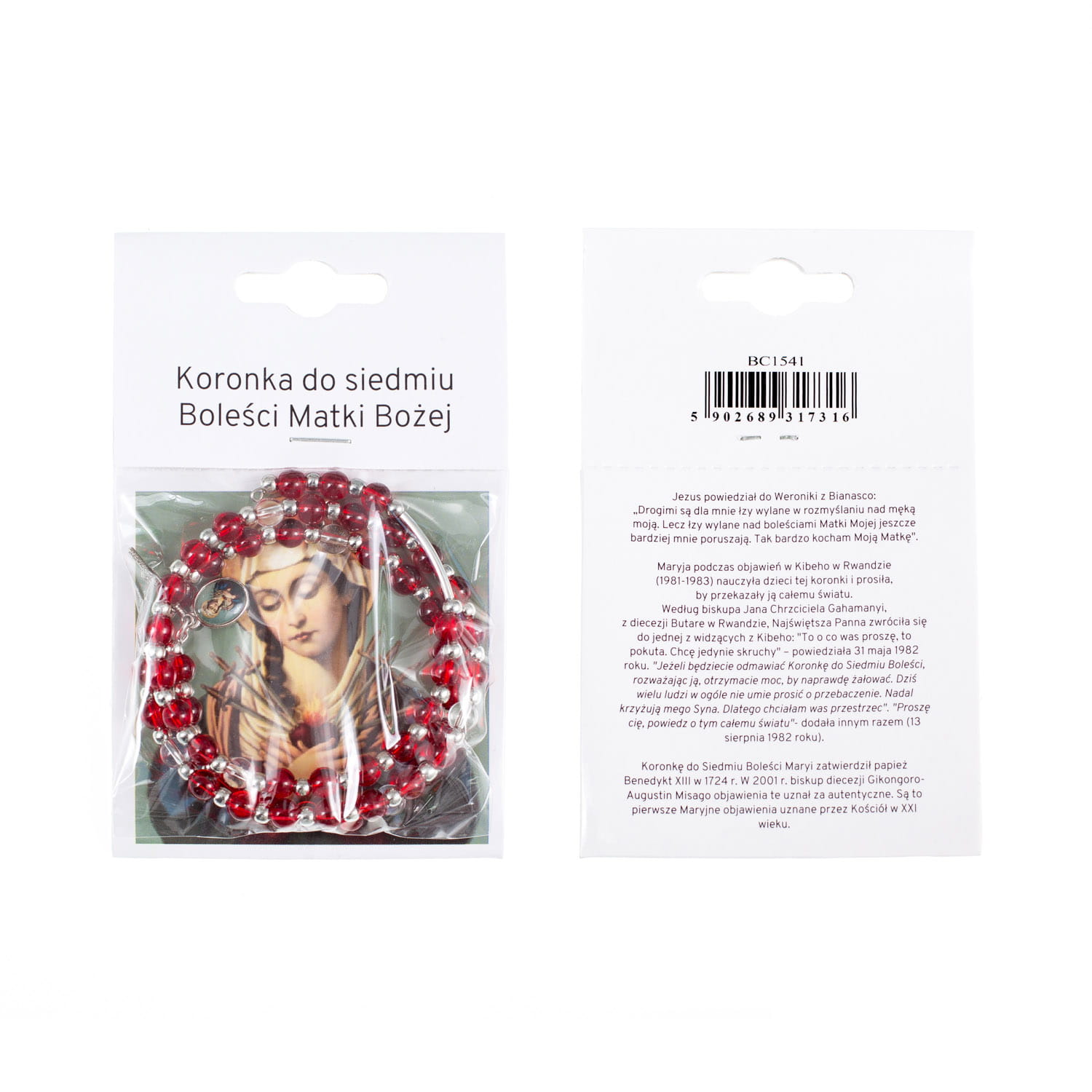 Różaniec - Koronka do siedmiu boleści Matki Bożej