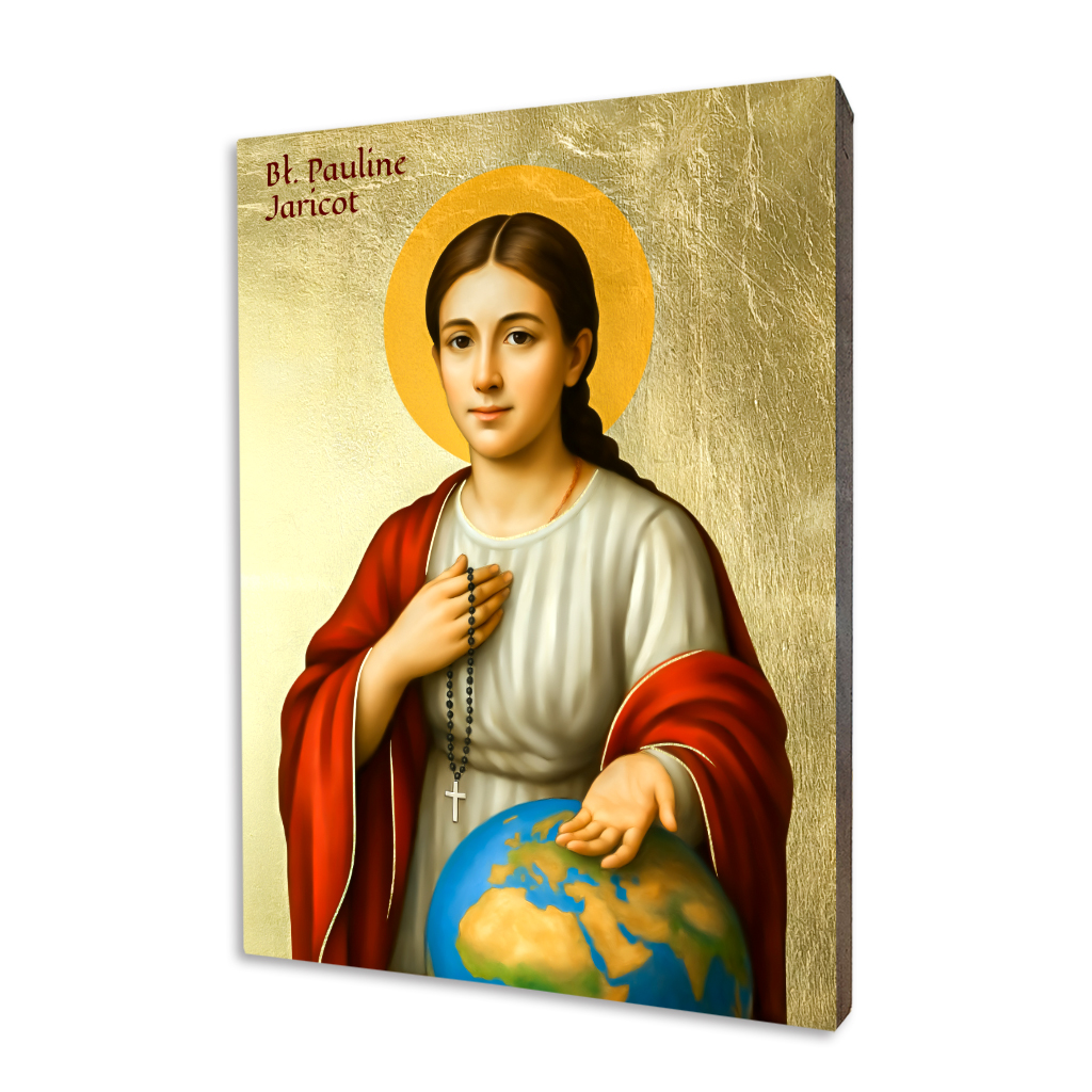 Icon of Blessed Pauline Jaricot – apostle of prayer and the missions of the Church