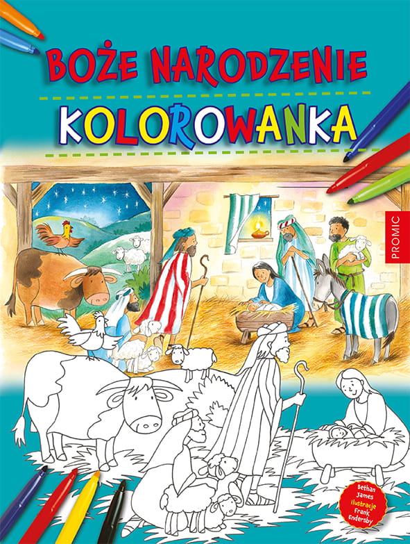 Boże Narodzenie – kolorowanka religijna dla dzieci