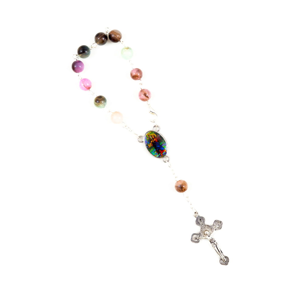 Dziesiątka różańca z akrylowych koralików