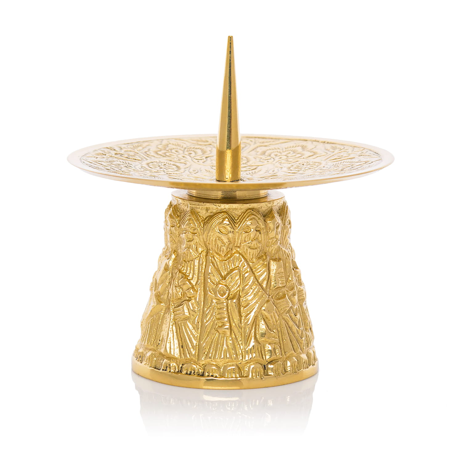 Lichtarz mosiężny - 7 cm – widok główny